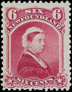 c1870 Newfoundland, Canada - Sc# 35 - MH with Gum - Solid - Beautiful Stamp