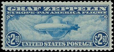 VEGAS - 1930 Zeppelin $2.60 - Scott C15 - MPH, OG - Gum Crease - Fresh Color!