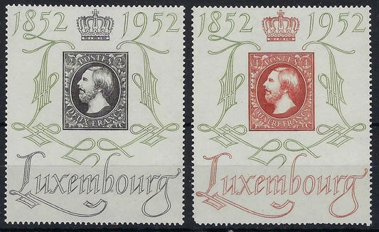 1952 Luxembourg - Scott 278-279 - MNH, OG - Nice Full Set