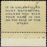 c1949 - Scott RW16 Hunting Permit Duck Stamp - MNH, OG with some Dist on Gum