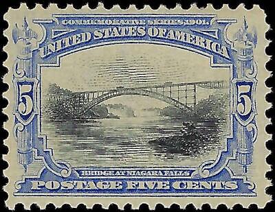 VEGAS - 1901 Pan-American 5c - Scott 297 MNH, Undisturbed Gum - Well Centered!