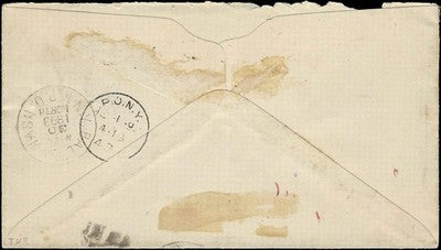 c1893 - Scott E3 To US House of Representives on RPO - Closed - Returned