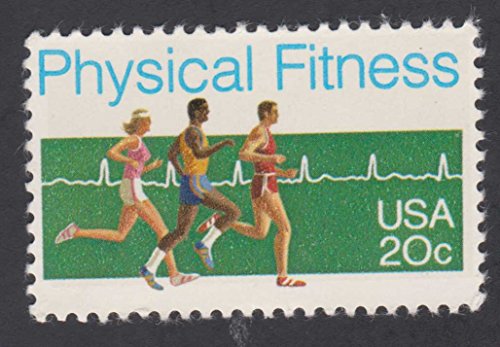 1983 Physical Fitness Single 20c Postage Stamp, Scott 2043, MNH, OG