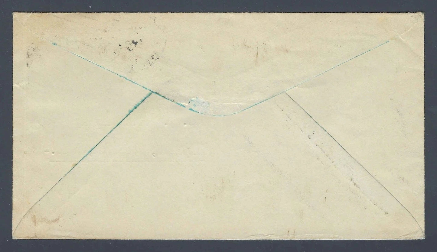 1938 Dominican Republic Illustrated Commercial Cover Santo Domingo to Mass