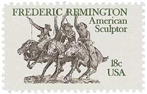 1981 Frederic Remington Sculptor Single 18c Postage Stamp, Scott 1934, MNH, OG