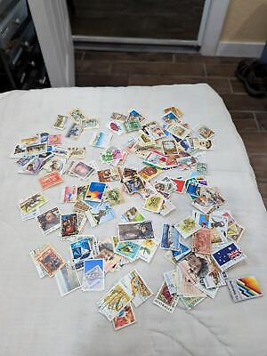Sizable Lot of International Stamps Some Better - Old & More Modern - 49 Photos
