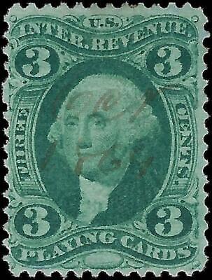 VEGAS - 1862-71 Revenue - Scott R17c - Light Cancel - Centering!