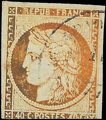 c1870 France 40c Used - Scott 47 or 47a? - Solid