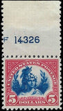 c1923 - Scott 573 MNH, Undisturbed OG (On Stamp) - Severage Previously Hinged