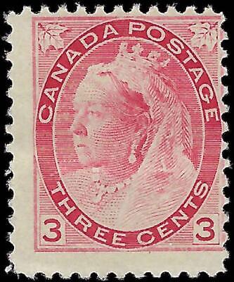VEGAS - 1898 Canada Queen Victoria- 3c - Scott 78 - MH, OG