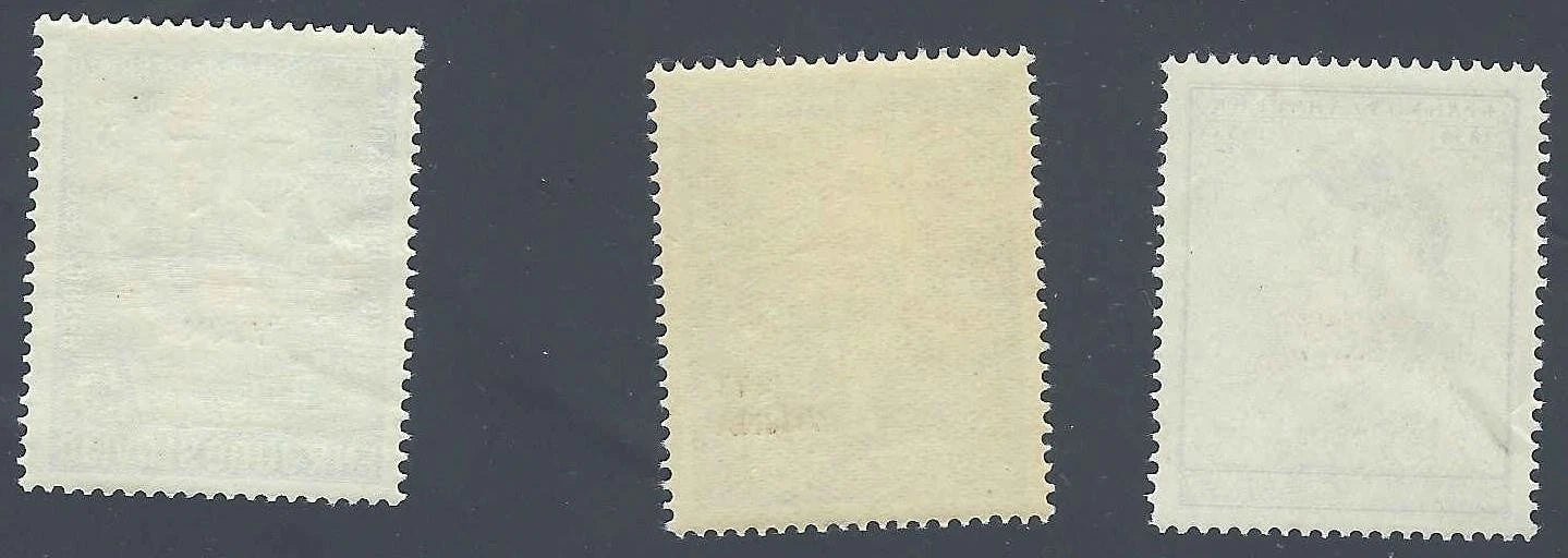 1953 Yugoslavia-Trieste Zone B - Scott 84-86 - MNH, OG, 3 Single Full Sets! READ