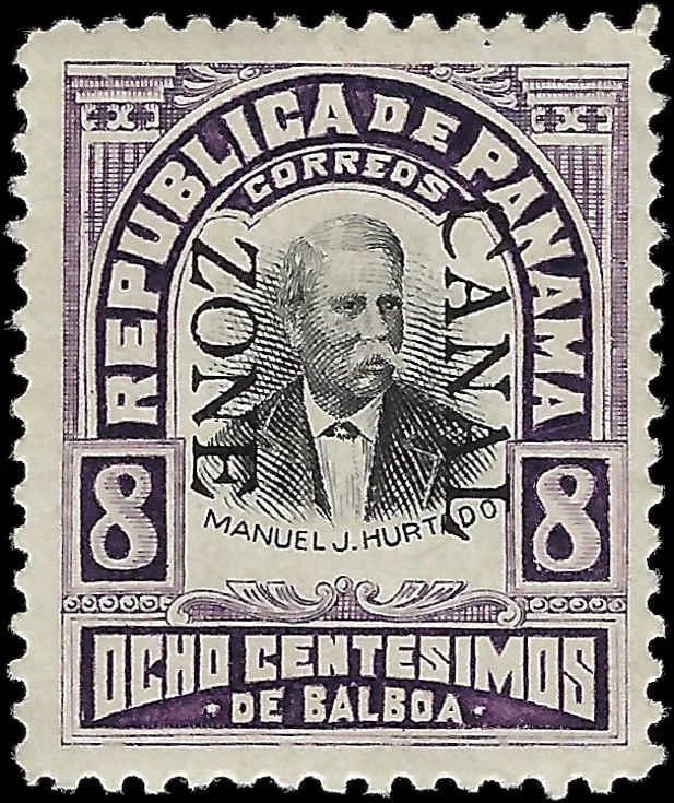 1906 USA Canal Zone - Scott 25 - MH, OG - Solid