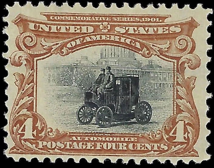 1901 USA Pan American 4c - Scott 296 - MH, OG - Good Centering