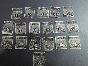 VEGAS - 1945 Postal Note Complete Set - Scott PN1-PN18 - Used - Could Be Flaws