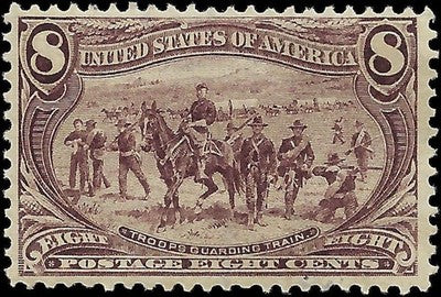 c1898 - #289 8c Trans-Mississippi - MH, OG