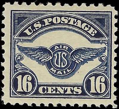 c1923 16c USA Airmail - Scott c5 - MH, OG - Solid & Clean!