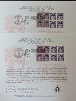 Philatelic Show placards Incl. Bureau of Engraving Printing (BEP) - See 9 Photos
