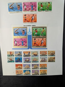 Nice Penrhyn Collection on Home Made Pages - Most MH - Some Used - 16 Photos