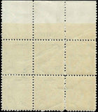 c1933 - #734 Kosciuszko Issue Plate Block of 6 - MNH, OG