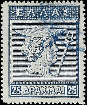 VEGAS - 1911-21 Greece 25d - Scott 213 - Cancelled - Solid - Good Centering!