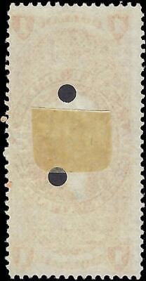 VEGAS - 1862-71 Revenue - Scott R75 - Cancel Bird Perkins.. On Wall St, NYC