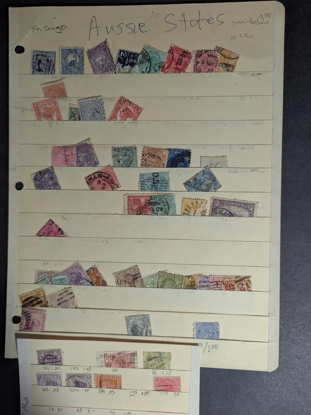 Quantity Mostly OLD Stamps -Various Countries Many No Longer Exist -192 Photos