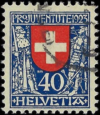 VEGAS - 1923 Switzerland -Semi-Postal - Sc# B28 - Used - Nice! Cat= $70