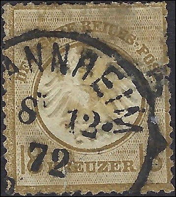 c1872 Germany 18kr - Scott 11 - Thins - Cat= $360!