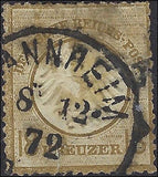 c1872 Germany 18kr - Scott 11 - Thins - Cat= $360!