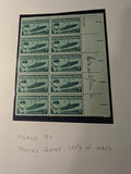 7 Autographed USA Sheets by Designer & Others incl Sec'y of Navy - See 5 Photos
