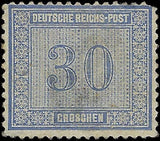 c1872 Germany 30gr - Scott 13 - Center Thin - Cat= $95!