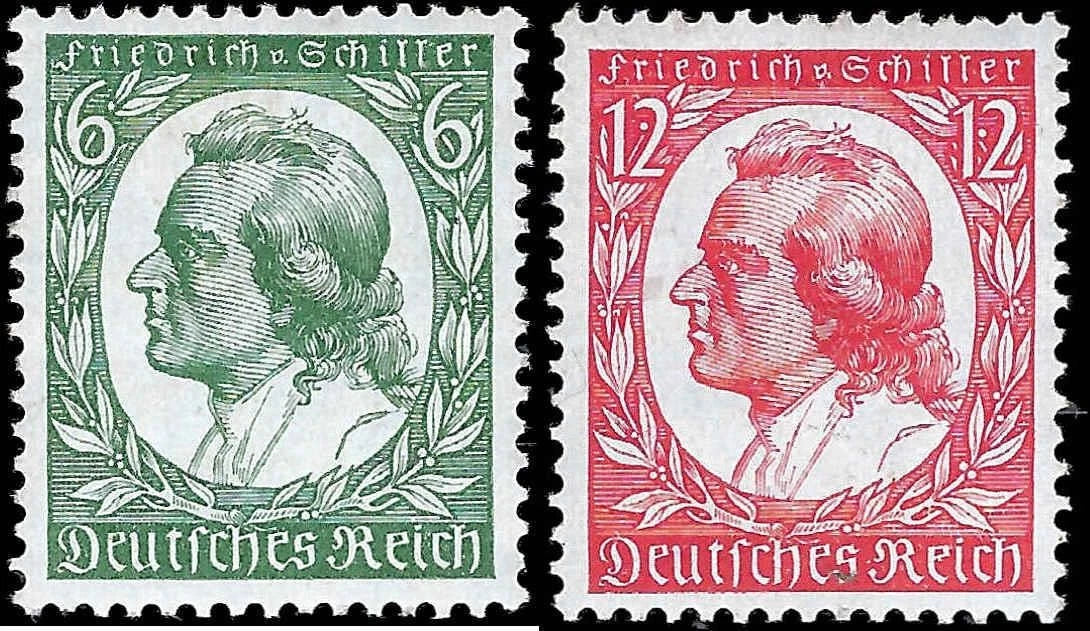 1934 Germany - Scott 446-447 - MNH - Minor Spots on Gum See Scans
