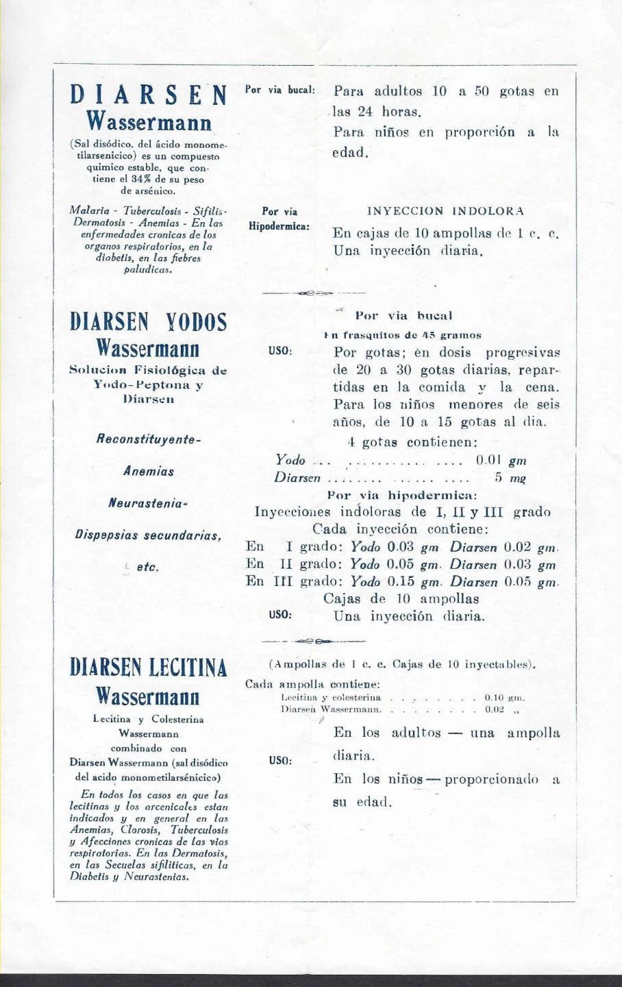 1929 Manila Gadil Wassermann TB Medical Advertising Cover Insert