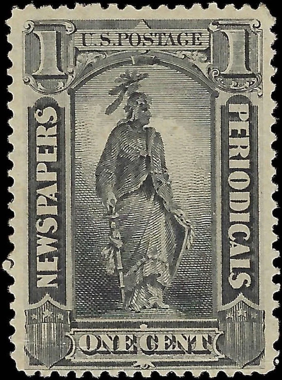 c1885 - Scott PR81 Newspaper Periodical Stamp 1c - MH, OG - Cat= $95