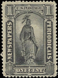 c1885 - Scott PR81 Newspaper Periodical Stamp 1c - MH, OG - Cat= $95