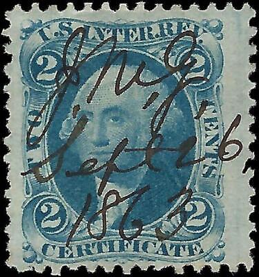 VEGAS - 1862-71 Revenue - Scott R7c - Well Centered! - Extra Wide & Nice Looking!