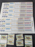 Box of OLD & Many Better Misc Int. Stamps - Many Sheets & Multiples -121 Photos