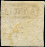 1858 Two Sicilies, Naples, Italy 2g Stamp - Sc# 3 - FV793