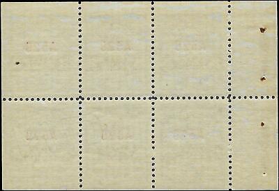 VEGAS - 1916-32 Telegraph Stamp Block/Pane of 6 - Scott 16T52 - Some Gum Dist