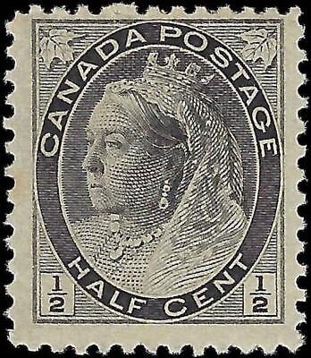 VEGAS - 1898 Canada Queen Victoria- 1/2c - Scott 74 - MNH, OG - Slight Gum Dist