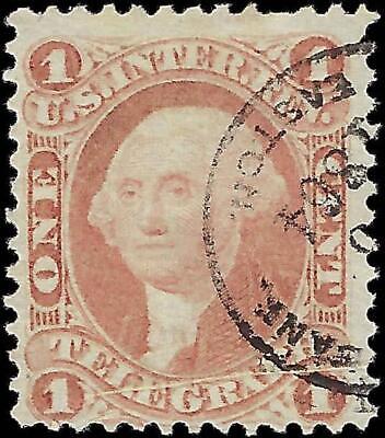 VEGAS - 1862-71 Revenue - Scott R4c - Fold Error? - See Images