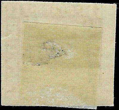 c1861 Bergedorf, Germany 1s - Scott 2 - MH, OG - Margins - Solid