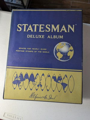 Loaded with Stamps Statesman Album with P.R. China!, Russia & More - 229 Photos