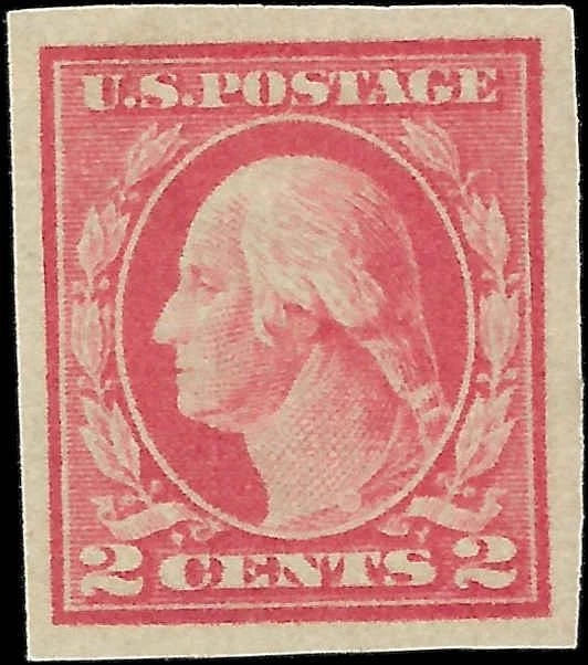 1916 USA - Scott 482 Imperforate - MH, OG - Nice Margins