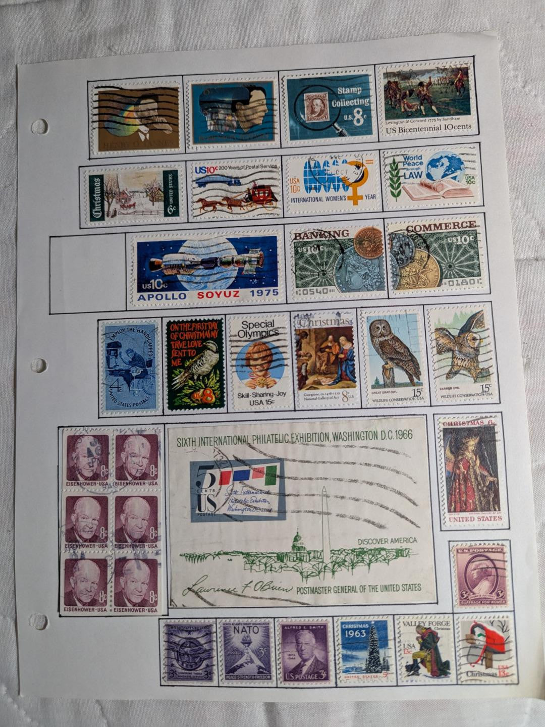 Nice Mix of USA 1930's to More Modern Stamps - Used - See ~31 Photos in Desc