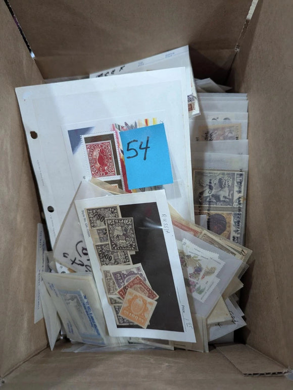 Quantity Russia Stamps in Bags, etc, Unchecked From Estate! -68 Photos