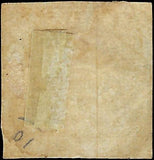 c1857 Wurttemberg, Germany 6kr - Scott 10 - Used