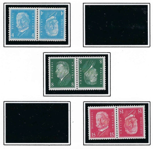 1928-32 Tete Beche Pairs etc -Sc# 367a, 370a, 374a -MNH, OG -Post Office Fresh!