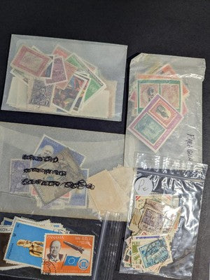 Quantity of Misc Latin America Stamps in Bags Unchecked From Estate! -98 Photos