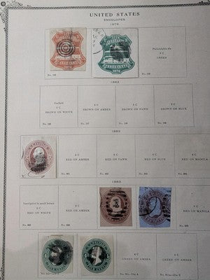 Box of Misc USA Stamps in Stock Books & Album Pages - Much Better! -224 Photos